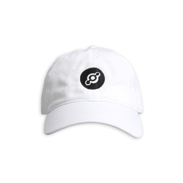 White Helium Dad Cap
