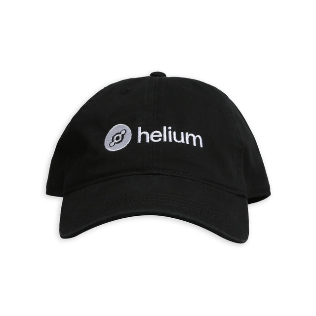 Black Helium Dad Cap