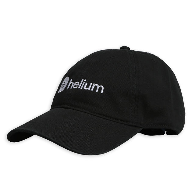 Black Helium Dad Cap