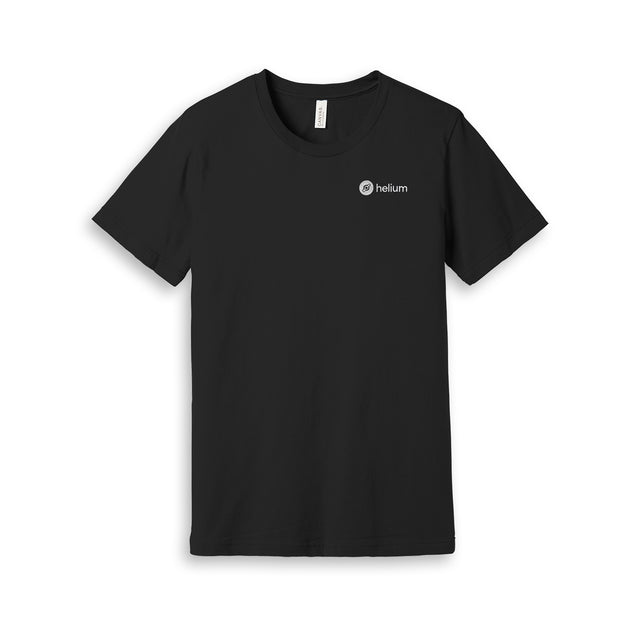 Black Helium Jersey Tee Full Logo
