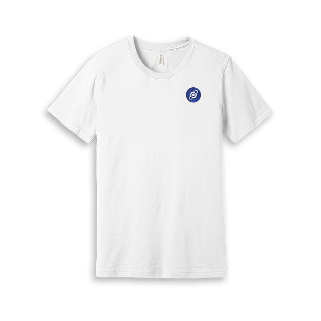 White Helium Jersey Tee Icon Logo